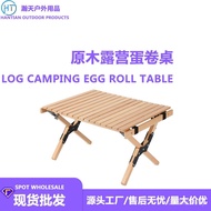 Folding Table Folding Barbecue Table 63cm Portable Outdoor Egg Roll Table Stall Table Beech Wood Cam