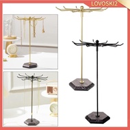 [Lovoski2] Jewelry Organizer Stand Necklaces Holder for Necklaces Rings Countertop