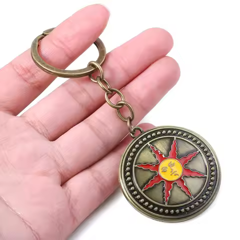 Game Dark Souls Artorias Sword Keychains Sun Knight Shield Ornstein Sword Smough Hammer Key Chain Pe
