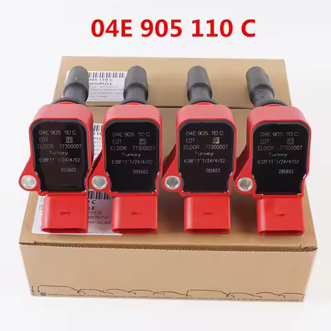 04E905110C Car Ignition Coil For Audi A1/3/4/5 Q2/3 For VW Golf Jetta Passat Tiguan Touran Polo CC 1