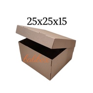 Cake box cake diecut size 25x25x15 kotak