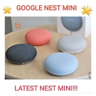 CHEAPEST BestSG Electronics ORIGINAL Latest Google Nest Mini Gen 2 Smart Speaker/Home Assistant