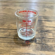 Measuring Cup Clear Glass There Is A Line Volume 2 Ounces (Straight Type)