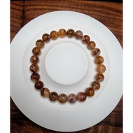 Golden Healer Quartz Crystal Stone Bracelet 7-8mm4A F1220