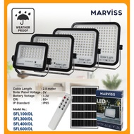 Marviss Solar Light Outdoor 100W/300W/400W/600W Solar Panel IP67 Weatherproof Lights with Remote Con