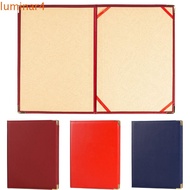 LUMINAR A4 Agreement Folder, PU Leather Protective Certificate Diploma Cover, Premium No Inserts Rei