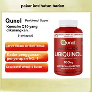 Qunol Ubiquinol Mega CoQ10 100 mg 120 Softgels-Aomei