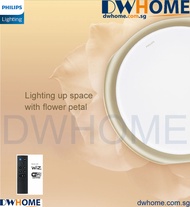 Philips Smart Wi-Fi LED 36W CL921 Tunable and Dimmable Light Ceiling Light with Remote Control Champagne Gold Bluetooth for quick paring Easy Control with App WiZ Connected Siri Relaxing Warm White Light to Energizing Cool Daylight Wi-Fi Certified Simple