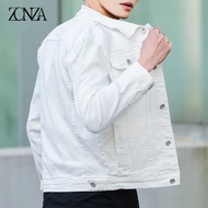 ZONZA jaket lelaki jaket laki laki dewasa terbaru  Denim Jacket for Men Style 2022 Korean Fashion Casual Denim Coat Jackets AG1610
