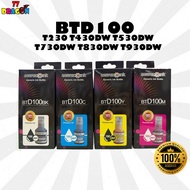(HIGH QUALITY) Brother BTD100 BT-D100 D100 Black Cyan Magenta Yellow Ink Bottle T230 T430W T530DW T7