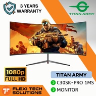 Flexi Tech TITAN ARMY 30 inch Curved Ultrawide 200Hz 1ms Gaming Monitor (C30SK-PRO) WFHD