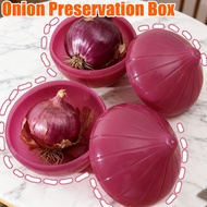 [H&L]Onion Storage Container with Rotating Lock - Food-Grade PP Freshness Preserver for Kitchen (1/2