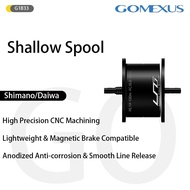 Gomexus Shallow Spool For 2020 2022 2023 metanium Baitcasting Fishing Reel Spool Line Rolling Cup Re