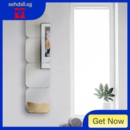 [48H Shipping]Acrylic Mirror Self-Adhesive Wall Stickers Can Be Spliced Full-Length Mirror Bedroom D