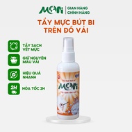 Tẩy Mực Bút Bi Mori (chai xịt 100ml) - Chuyên tẩy mực bút bi trên vải quần áo