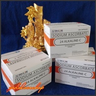 1 BOX 24 ALKALINE C SODIUM ASCORBATE 100CAPSULES