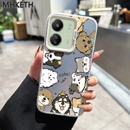MHKETH Case For Xiaomi Redmi 13C 4G 13C 5G POCO C6 4G C6 5G M6 5G Phone Plating Shockproof
