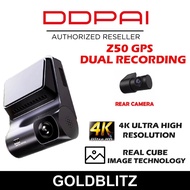 DDPAI Z50 4K 2160P Dash Cam GPS Front + Rear Cam