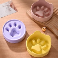 Pet Slow Food Bowl Silicone Food Utensil Bowl Small Medium-Sized Dog Teddy Bichon Puppies Anti-Choke