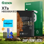 High Quality New Battery for Honor X7a Battery HB5066A1EGW 6000mAh Bateri New 0 Cycle