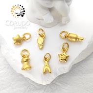 Gorudo Jewellery 999 Pure Gold Cute Charm Collectibles - QQ1