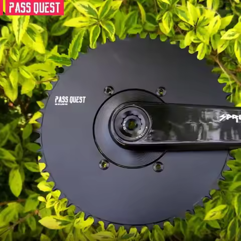 PASS QUEST X110 BCD (4-bolt AERO) AXS Round Narrow Wide Chainring Only Support AXS 12Speed Chains