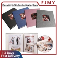 Linen DIY Self Adhesive Photo Album Photo Book Scrapbook Wedding/Baby Album 3R/4R/5R Birthday Gift A