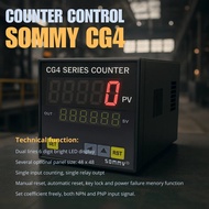 Sommy CG4-RB60 Digital Counter 48x48mm 220V NPN/PNP Output Relay For Industrial Work