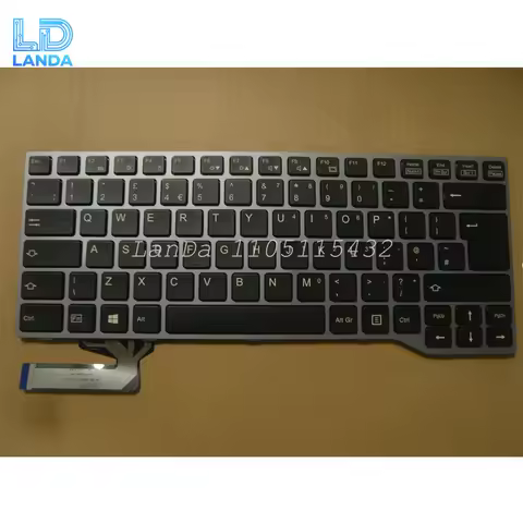 UK Keyboard For Fujitsu Lifebook E733 E734 E743 E744 U745 E547 E736 E746 Silver