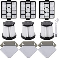 Leadaybetter BU3523 BU3521 BU3120 HEPA Filter Replacement Compatible with Shark Clean Lightweight, C