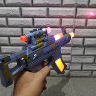 mainan tembakan AK 47 light and sound - mainan tembakan nyala bunyi