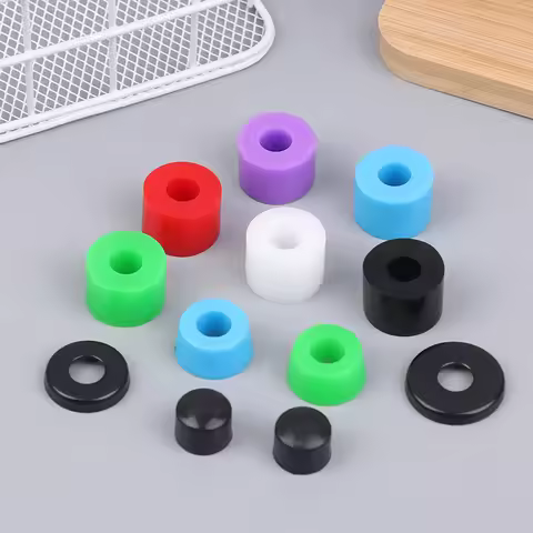 1Set Skateboard Bushing Gasket PU Longboard Shock Absorber Truck Rebuild-Kit For Dual Rocker Bracket