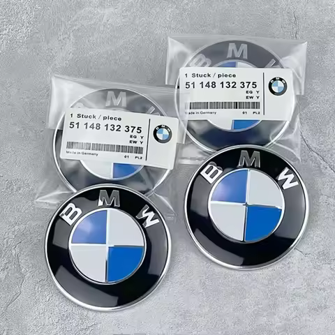 4Pcs 56mm 68mm Emblem For BMW Wheel Hub Caps For BMW 3 Series 5 Series E60 E90 F10 F30 E46 E39 X5 E5