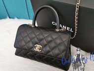 SOLD❌Chanel Coco Handle small 黑色/淡金/荔枝皮 • 門市交收