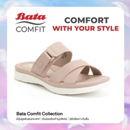 *Best Seller* Bata Comfit รองเท้าแตะเพื่อสุขภาพ รองเท้าแตะแบบสวม รุ่นเบลล่าใส่ Comfortwithstyle สำหรับผู้หญิง นุ่ม ใส่สบาย สีชมพูกะปิ 6615392