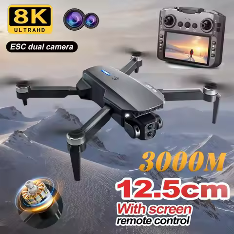 Profession Drone E88GT 8K Wide Angle HD 1080P Camera WiFi FPV Height Hold Foldable RC Drone Quadroto