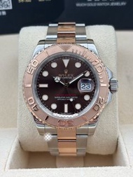 二手 USED ROLEX 勞力士 YACHT-MASTER 116621 朱古力色 2017年9月 全套 FULL SET