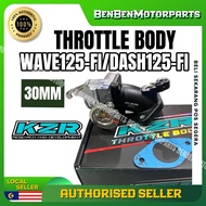 KZR TB WAVE125 FI FUTURE FI DASH125 FI RACING THROTTLE BODY 30MM KZR THROTTLE BODY DASH125 W125 FI