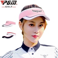 PGM Golf Ladies Snapback Cap Breathable And Sweat-Absorbing Golf Sun Visor Cap