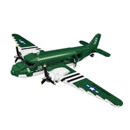 C-47 Transport Aircraft Building Block US Military Skytrain Transport Airplane Airfreighter Model Pl