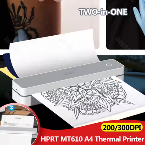 200dpi/300dpi HPRT A4 Thermal Bluetooth Printer Portable Tattoo Stencil Copier Drawing Wireless Prin