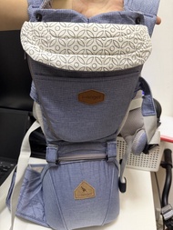 i-angel Hipseat Baby Carrier Blue Grey 孭帶 腰凳