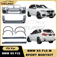BMW X5 F15 Bodykit M Sport Front Bumper Side Skirt Rear Bumper Wheel Arch Fit For X5 XDrive40e XDriv