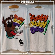 🎀🎁🍒 เสื้อยืดผ้าฝ้ายแท้ [ SCOOBY DOO ] SCOOBY DOOBY DOO!!  เสื้อการ์ตูน สกู๊บบี้ดู papamama vintage s