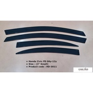 Honda Civic (FD) 06y-12y Door Visor / Window Vent Visor Deflectors