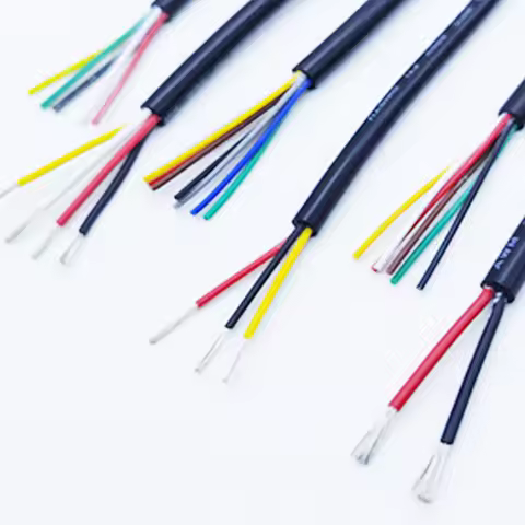 Electronic Wire 2 3 4 5 6 7 8 9 10 Core 28-14AWG Sheathed Cable PVC Tinned Copper Electrical Wire Fo