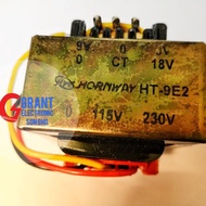 HT-9E2 Hornway Power Transformer 9V 2A 9v 0 9v