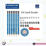 Staedtler Mars Lumograph Pencil Writing Intensity EE 9B 8B 7B 6B 5B 4B 3B 2B B HB 9H 8H 7H 6H 5H 4H 