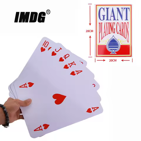 Oversized Poker A4 Size Extra large Playing Cards Game Entertainment poker 20*28cm