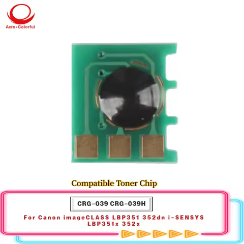 Compatible CRG-039 Toner Chip For Canon imageCLASS LBP351 352dn i-SENSYS LBP351x 352x Printer Copier